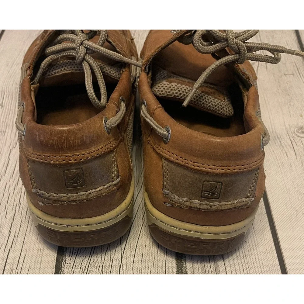 Sperry Men's Billfish Dark Tan Leather 0799320 US Size 9 M